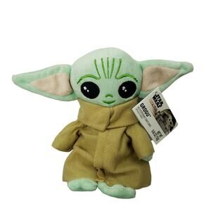 Star Wars The Mandalorian 7" Grogu Plush Toy NWT NO Candy Canes